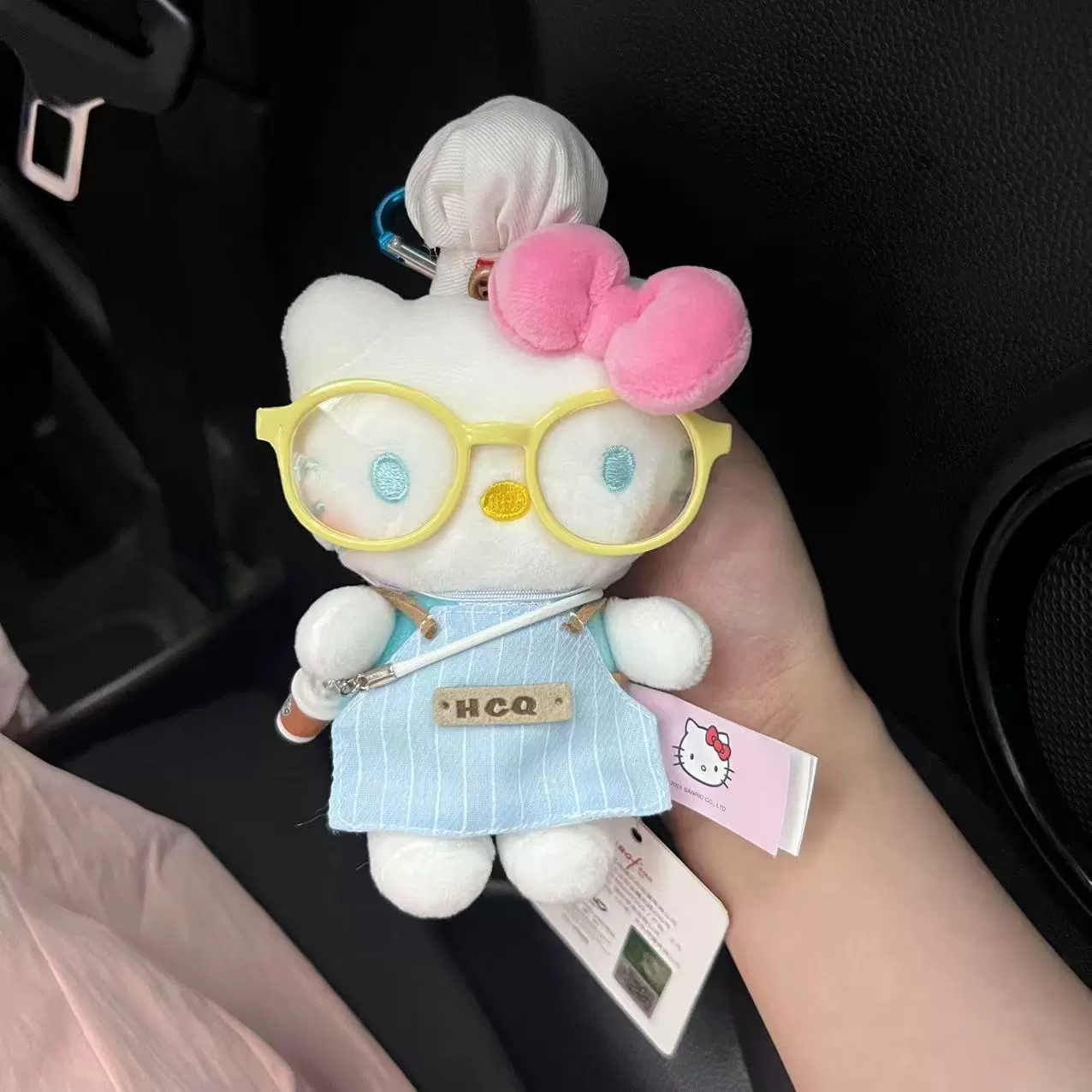 Hello Kitty, sanrio, оригинальная плюшевая подвеска, кукла, брелок, украшение сумки