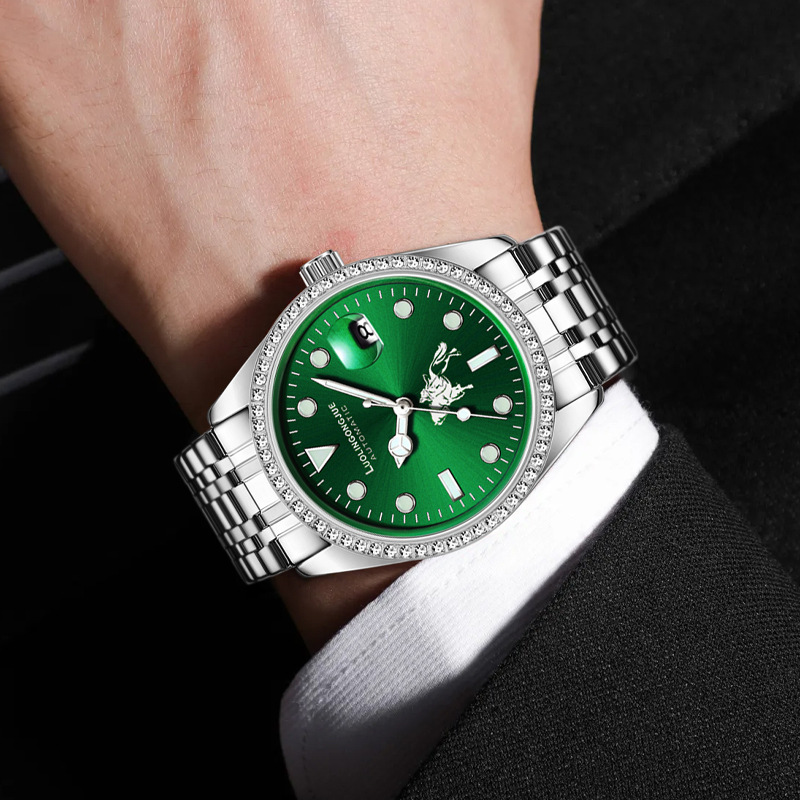 Green Men's Business Light Luxury Mechanical Watch Duke of Lorraine 1884 Automatic Luminous Men's Automatic Wicking Watch