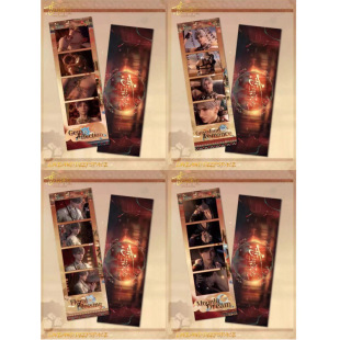 Love and Deep Space Surrounding Want to Take on Beautiful Color Series Life Four Bookmarks High Color Value Game Fan Person Surrounding Gifts