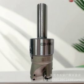 C20-FMB22-90L高速钢专用直柄刀盘 机夹式刀盘 连接柄铣削刀具