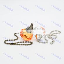 现货亚克力锥形风扇灯吊坠 水晶灯台灯家装灯饰吊链 创意配件
