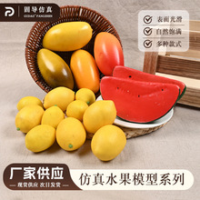 仿真泡沫小水果西瓜小水果模型橱窗装饰品道具迷你水果蔬菜套装