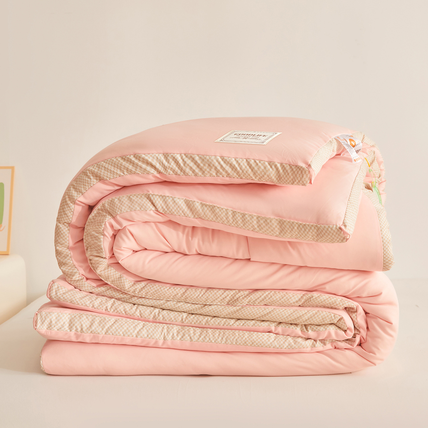 A級母子グレード大豆繊維掛け布団 春秋兼用掛け布団芯 二層式掛け布団 厚手綿掛け布団 ギフト掛け布団 冬用