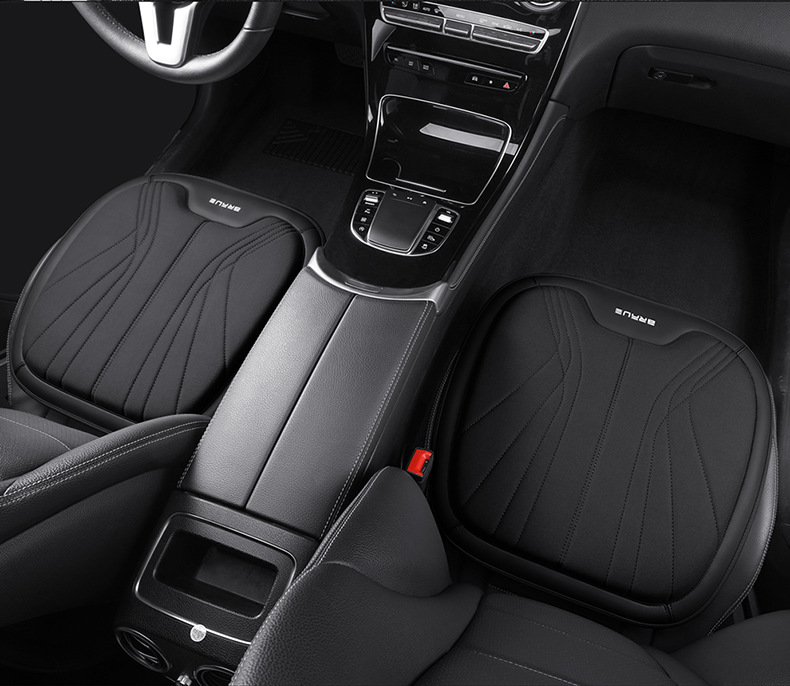 Car Seat Cushion Three-Piece Set, Butt Pad, Seat Cushion, Universal Cushion for All Seasons, Air Fiber Seat Cushion, Technical Cloth