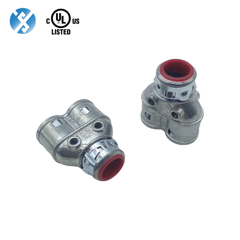 UL认证美标MC电缆连接器 Zinc Die Cast Cable Push-in Connector