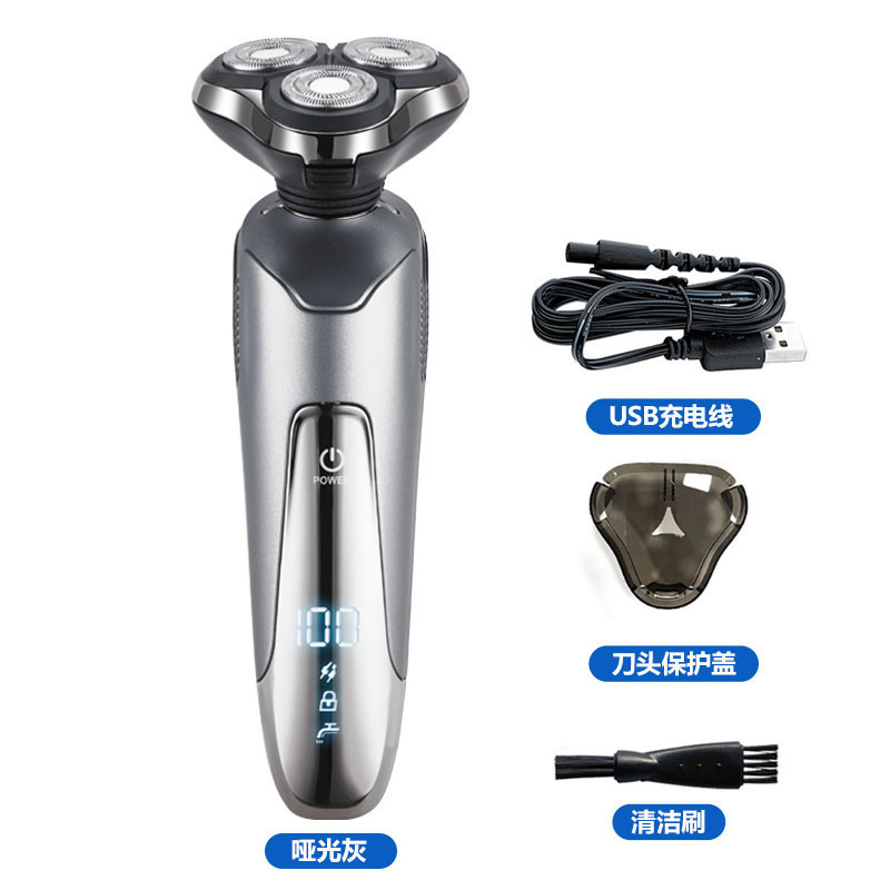 電気シェーバー多機能鼻毛トリマーメンズ充電式電気ひげシェーバー4Dスマート水洗いシェーバー|undefined