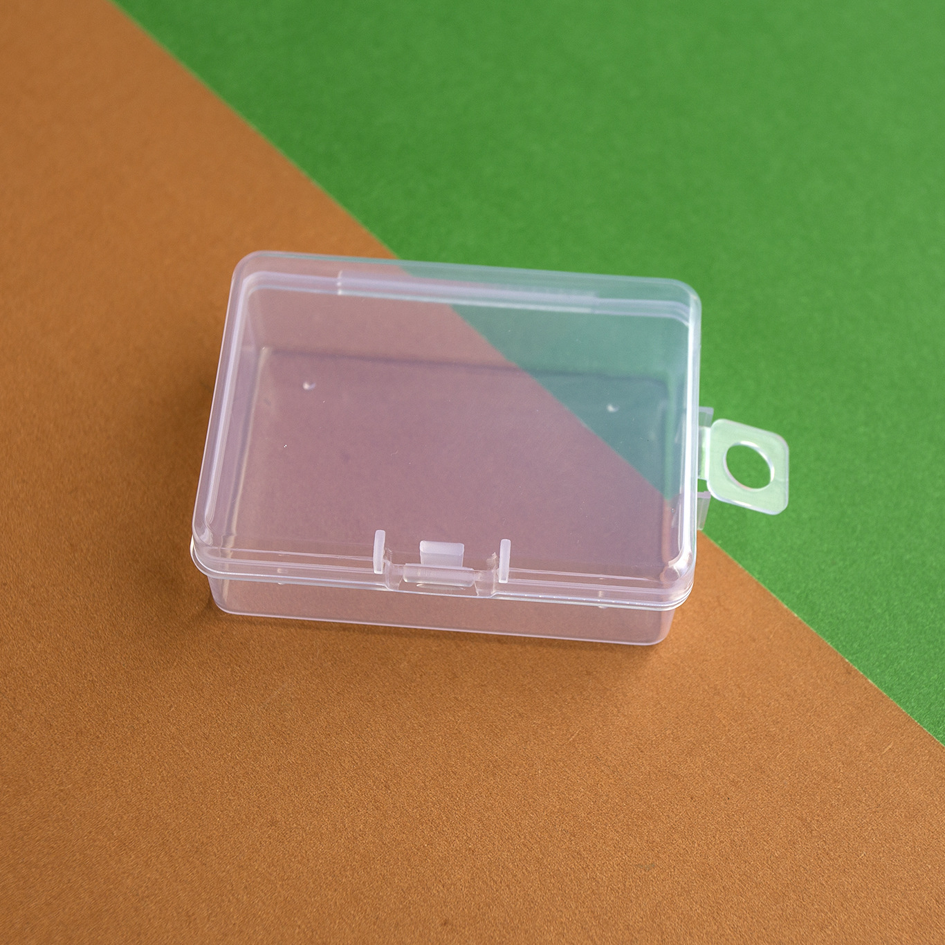 Seal Paper Clip Packaging Box Small Box Pp Storage Box Transparent Plastic Small Product Artifact Powder Puff Packaging Box