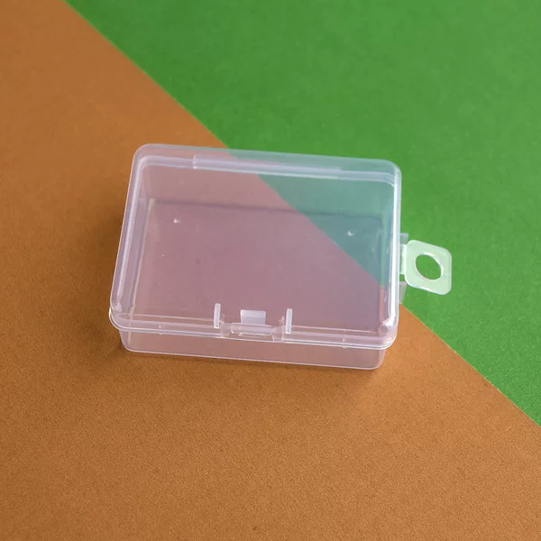 Seal Paper Clip Packaging Box Small Box Pp Storage Box Transparent Plastic Small Product Artifact Powder Puff Packaging Box