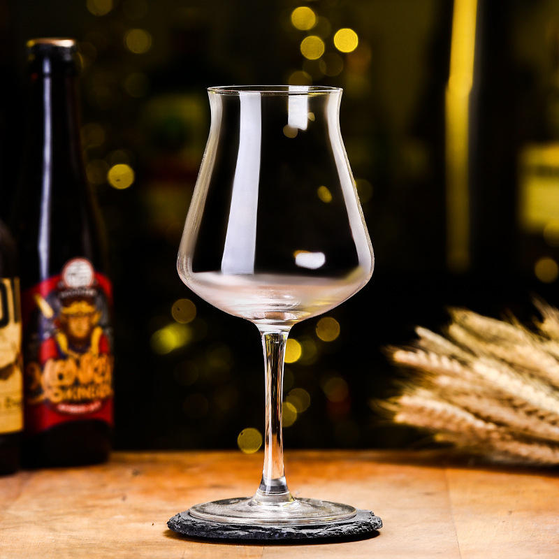 Vaso de cerveza especial fresco de teku artesanal belga, copa de tulipán, copa de vino tinto de cristal, copa de vino