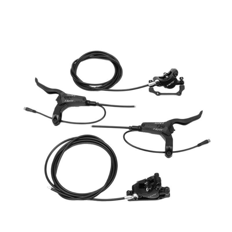 Freno de aceite de apagado NUTT monopatín eléctrico plegable coche Bicicleta eléctrica de litio automático de inducción magnética apagado aceite mango de freno de disco