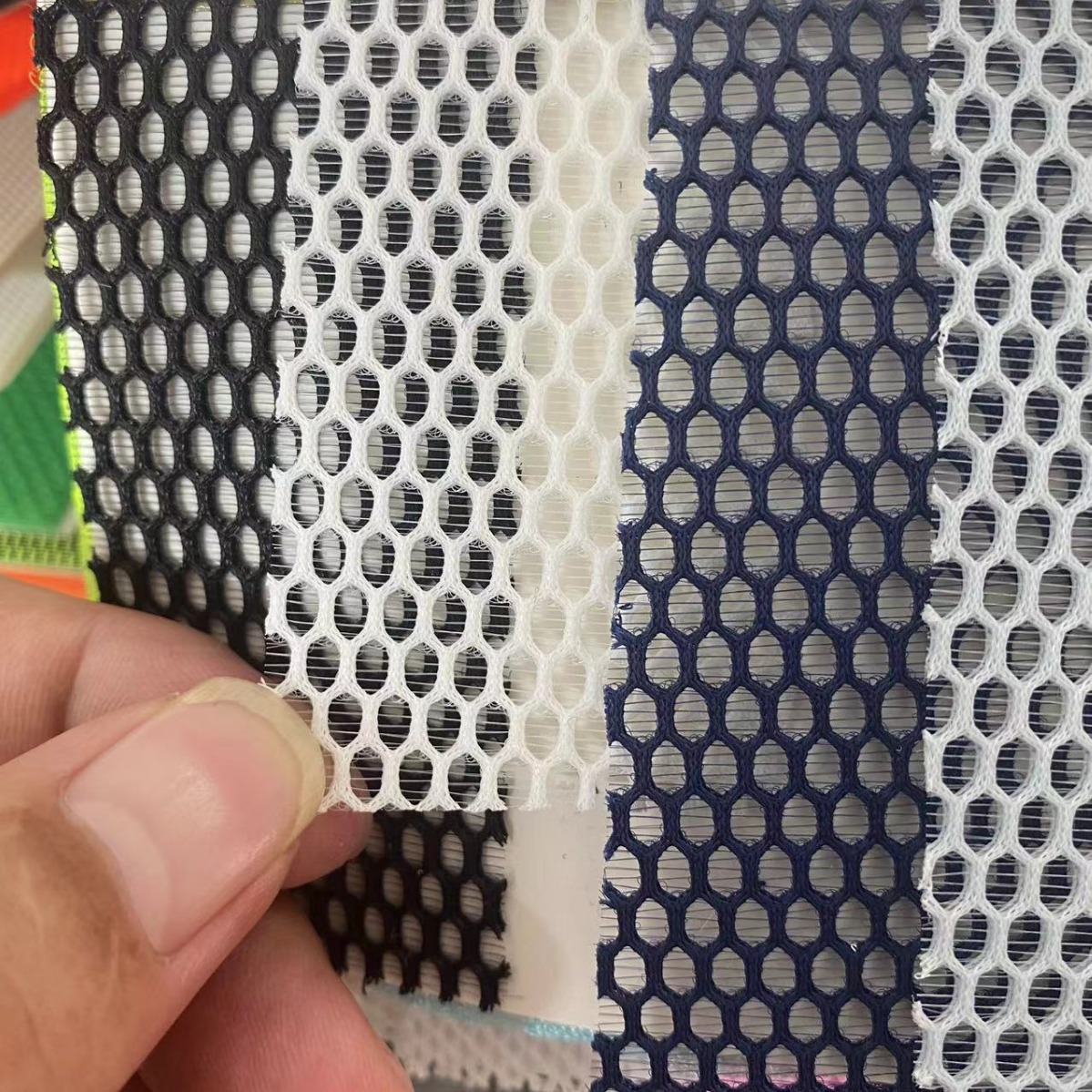 蜂巢六边形 三明治网布箱包玩具2008