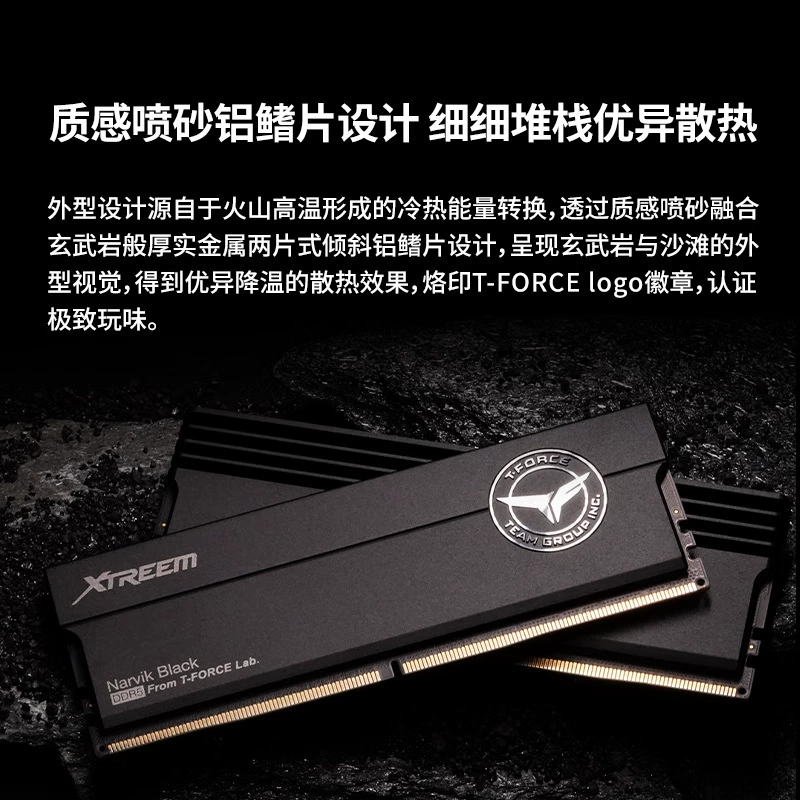 Планка памяти DDR5, черная, 7200 МГц, 48 ГБ, 1 комплект