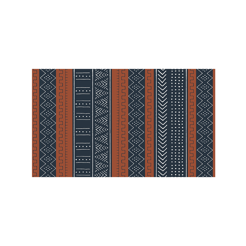 Alfombra de línea marroquí sala de estar mesa de café sofá alfombra de piso completo simple dormitorio ventana de la Bahía retro alfombra de noche