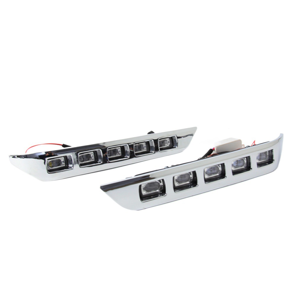 Adecuado para Toyota Overbearing FJ150 de 15 años, luz de parachoques circundante, luz de circulación diurna