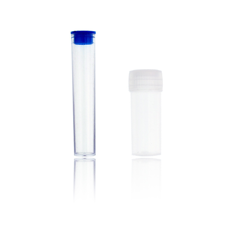 Cilindro de almacenamiento de punto de cruz, almacenamiento transparente, botellas de plástico con agujas, accesorios de costura, agujas de coser a mano, botellas de almacenamiento, jeringas