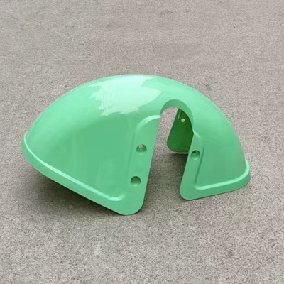 waterproof cover front sandboard, Electric vehicle fender - 8inch-powder-green