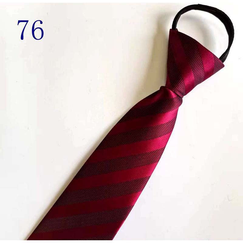 男士拉链新郎结婚红色8cm正装商务黑色免打结懒人易拉得蓝色_