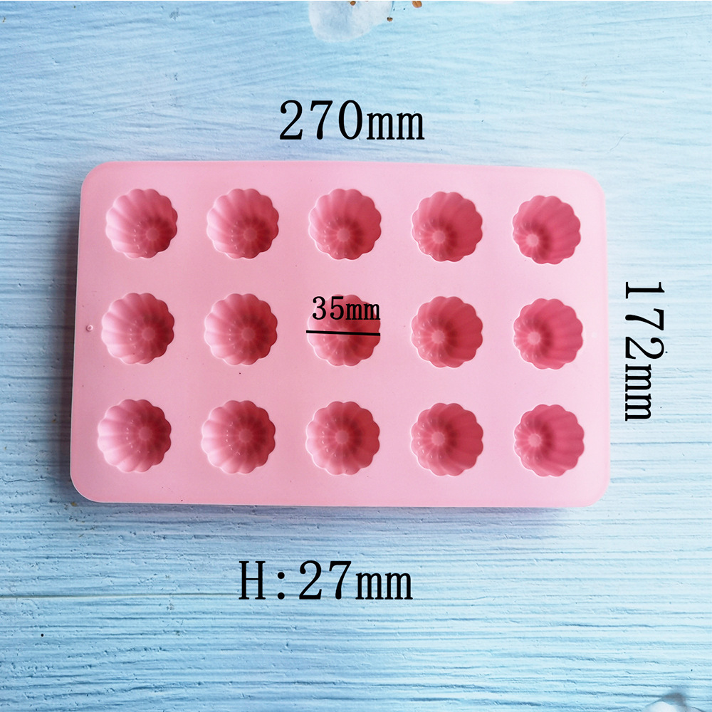 15 Lian Keoli 5 molde de silicona pastel helado pudín molde de postre jabón utensilios