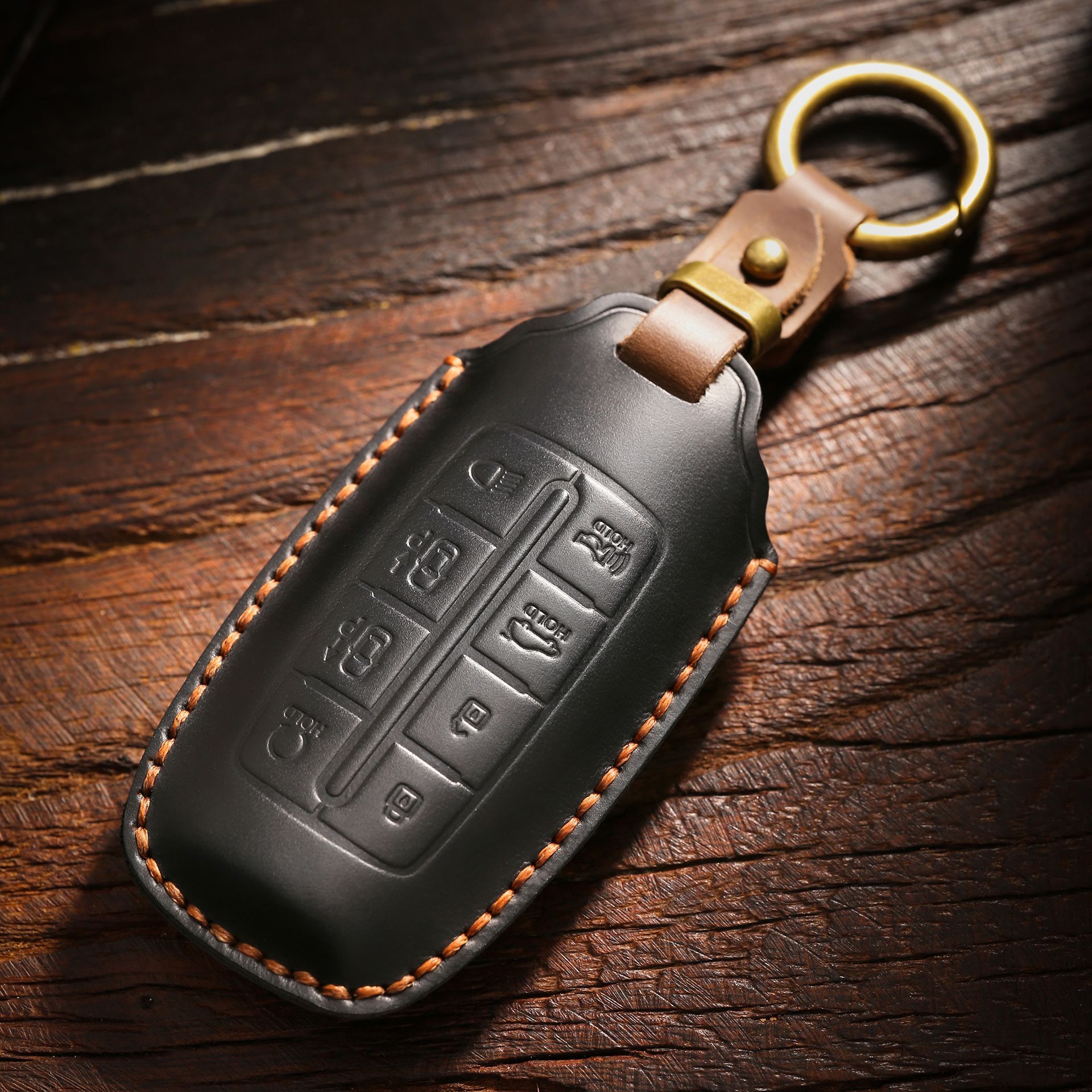 Suitable for Genesis Genesis Key Cover Gv70 Genesis Gv80/G90 Car High-End Protective Shell Bag
