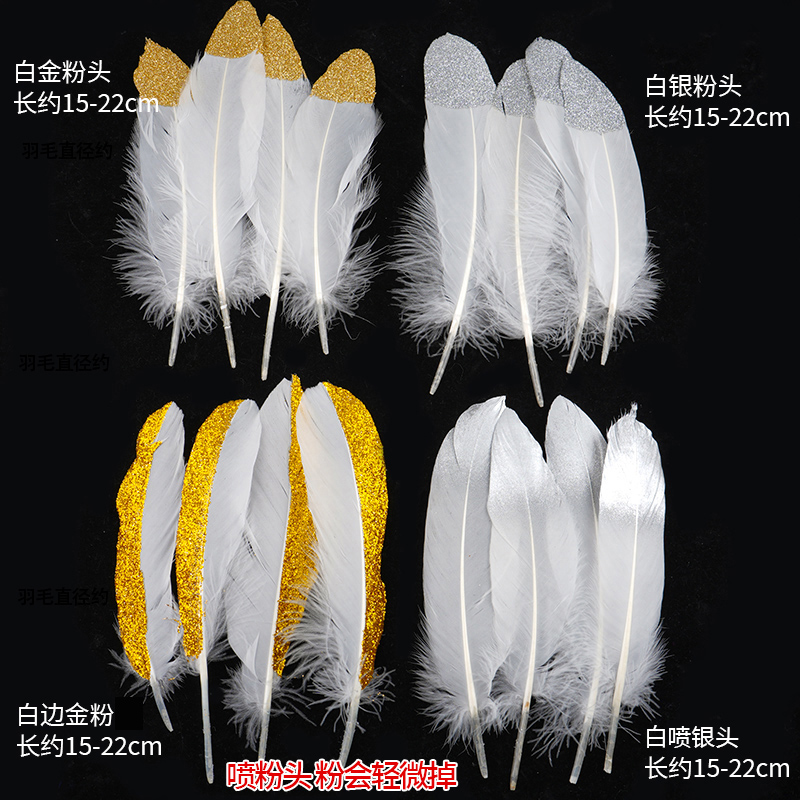 Plumas Decorativas Artesanales para Bodas y Manualidades DIY