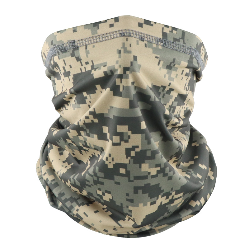 Verano hielo bib máscara respirada para montar al aire libre cubierta de sombrilla solar cubierta de cuello de motocicleta