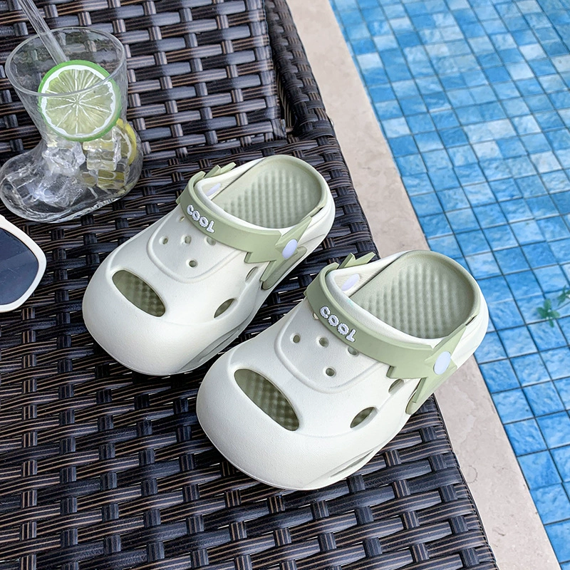 Детские тапочки летом в помещении нескользкая обувь с мягким дном