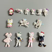 Ручной работы мини-фигурки кошек, подвески и мелкие аксессуары, 1,5–3,5 см, пакет OPP