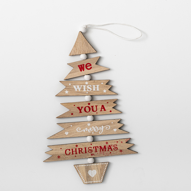 Búsqueda de madera campana de viento de madera colgante decoración de Navidad árbol de Navidad colgante decoración naval ventana colgante pared colgante