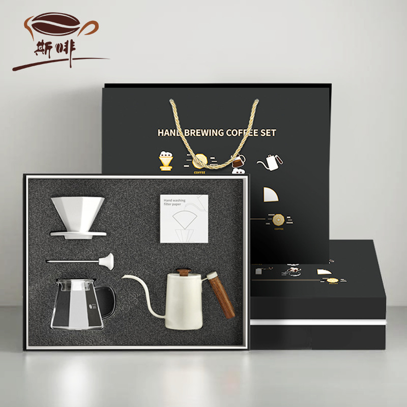 Juego de Café de Preparación Manual Sifei, Caja de Regalo, Utensilios para Café, Cafetera, Filtro de Goteo, Juego de Café de Preparación Manual para el Hogar image 4