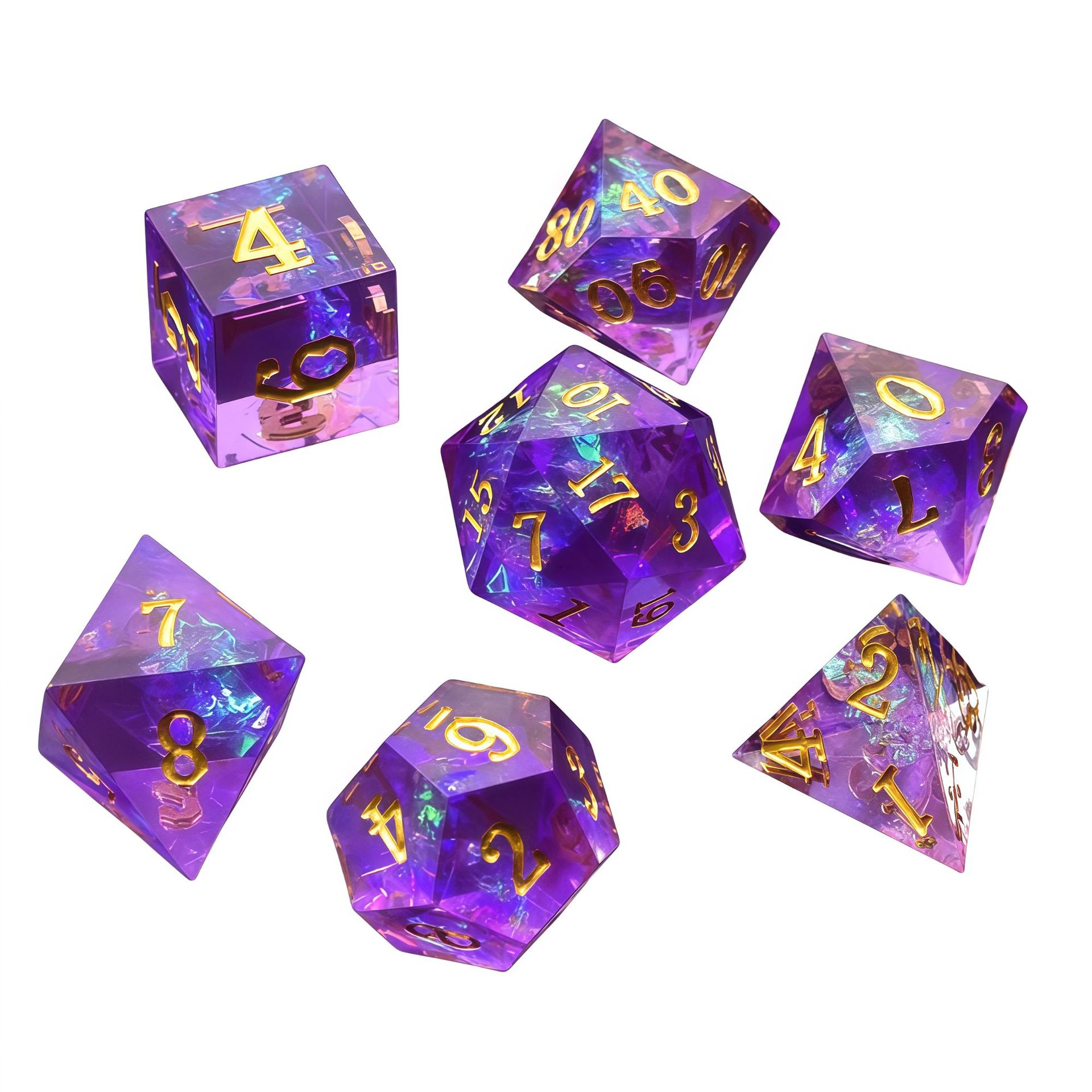 보라색 금색 글자