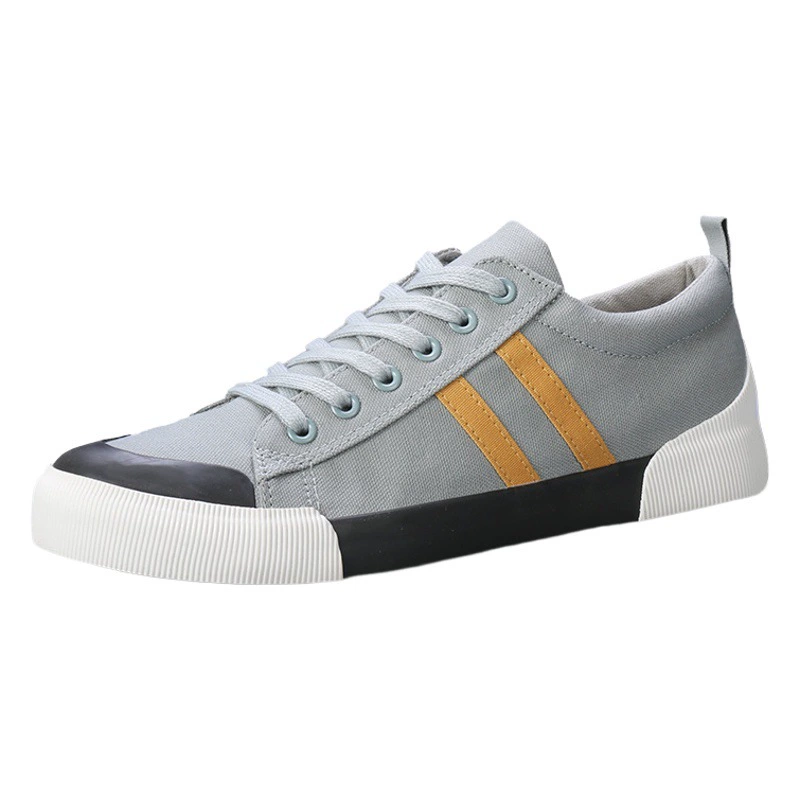 2025 новых осенних мужских парусиновых туфель, легкие, дышащие, универсальные повседневные туфли, мужские низкие плоские туфли на шнуровке.