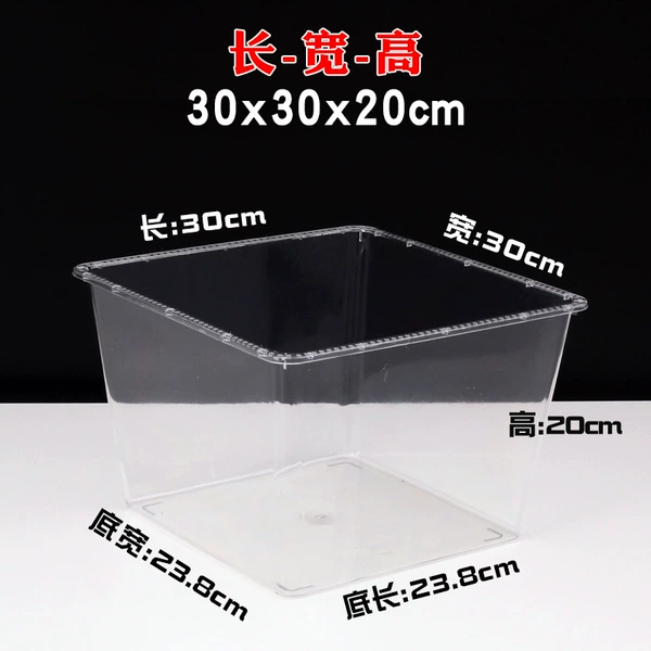 ☆✷Length 30cm Width 30cm Height 20cm Transparent without cover☆✷