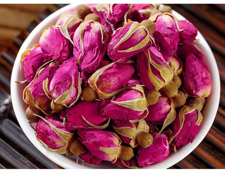 Pingyin Rose Buds (Rosa rugosa) — Sun-Dried Sulfur-Free Rose Tea, 500g preparation