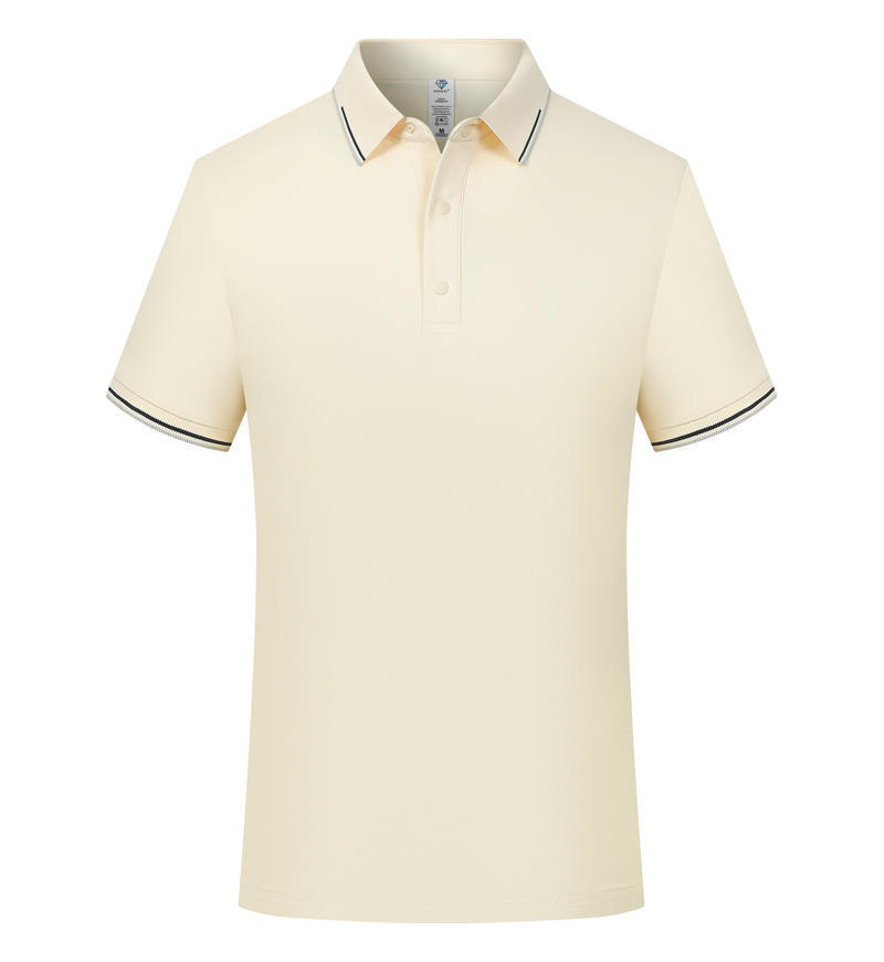 Camiseta polo personalizada de tamaño transfronterizo camiseta de trabajo camiseta cultural bordada logotipo revestido vestido de trabajo de manga corta personalizado