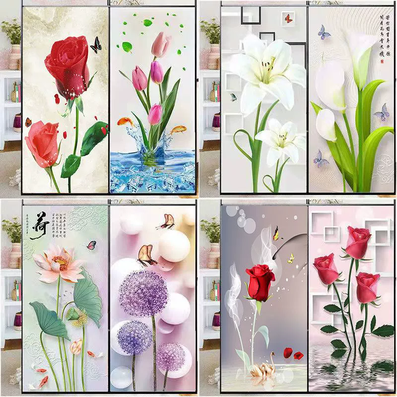 Glass window stickers, electric matte sticker, transparent protective underware