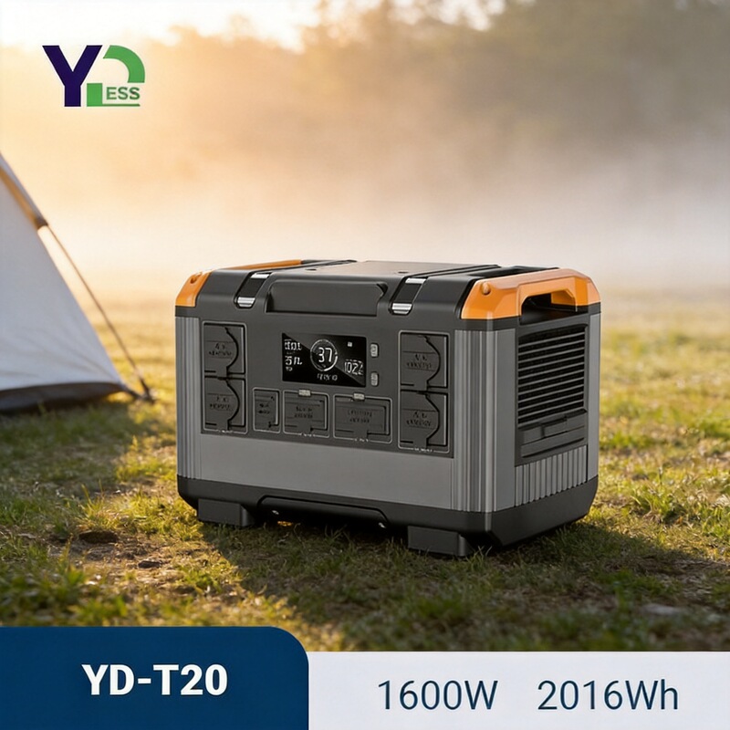 2000Wh2400W Outdoor Power Supply Large Capacity Mobile Emergency Portable Energy Storage Backup Outdoor Emergency Power Supply