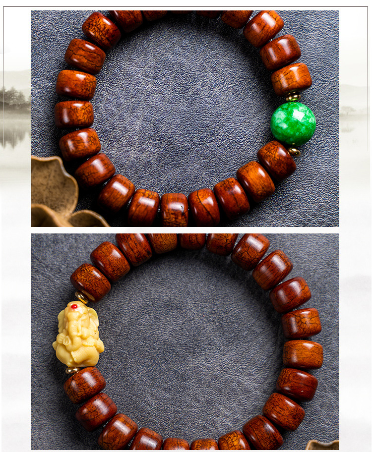 骨艺系列（炸纹手串）