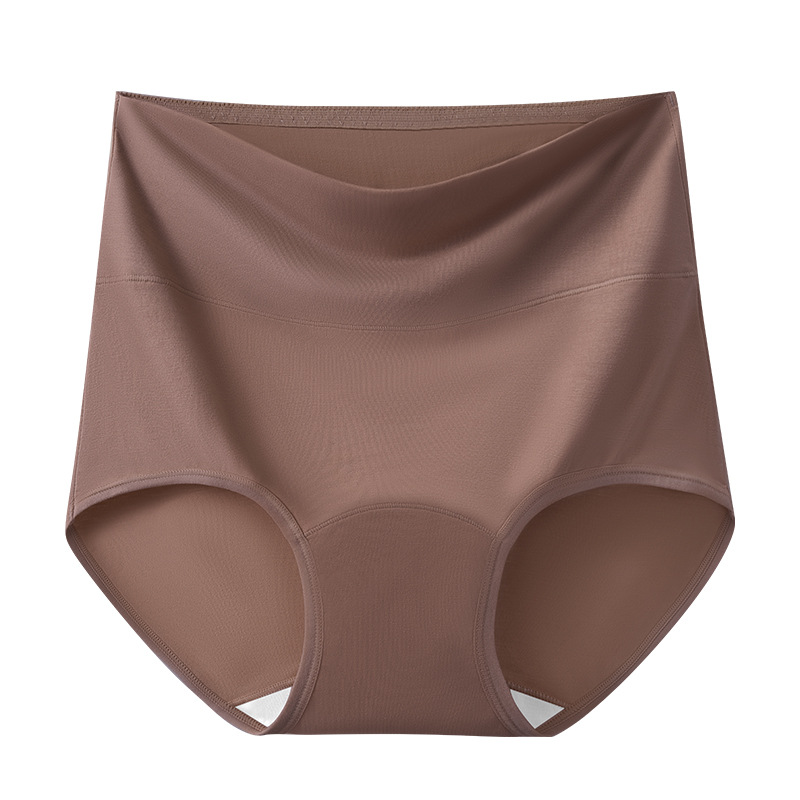 Bragas modales para mujer 2024 nuevo estilo delgado de cintura alta con abdomen y barriga pantalones cortos triangulares para mujer refrescante