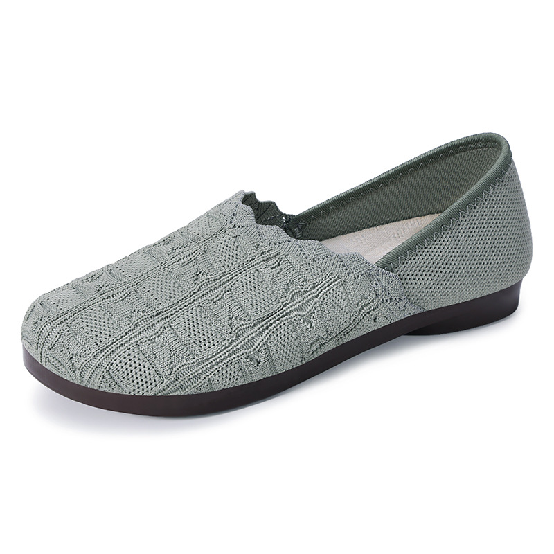 Zapatos de mujer verano nuevo estilo casual zapatos individuales envío transfronterizo suela suave sin pies cansados zapatos de mujer transpirables zapatos de madre de un pie