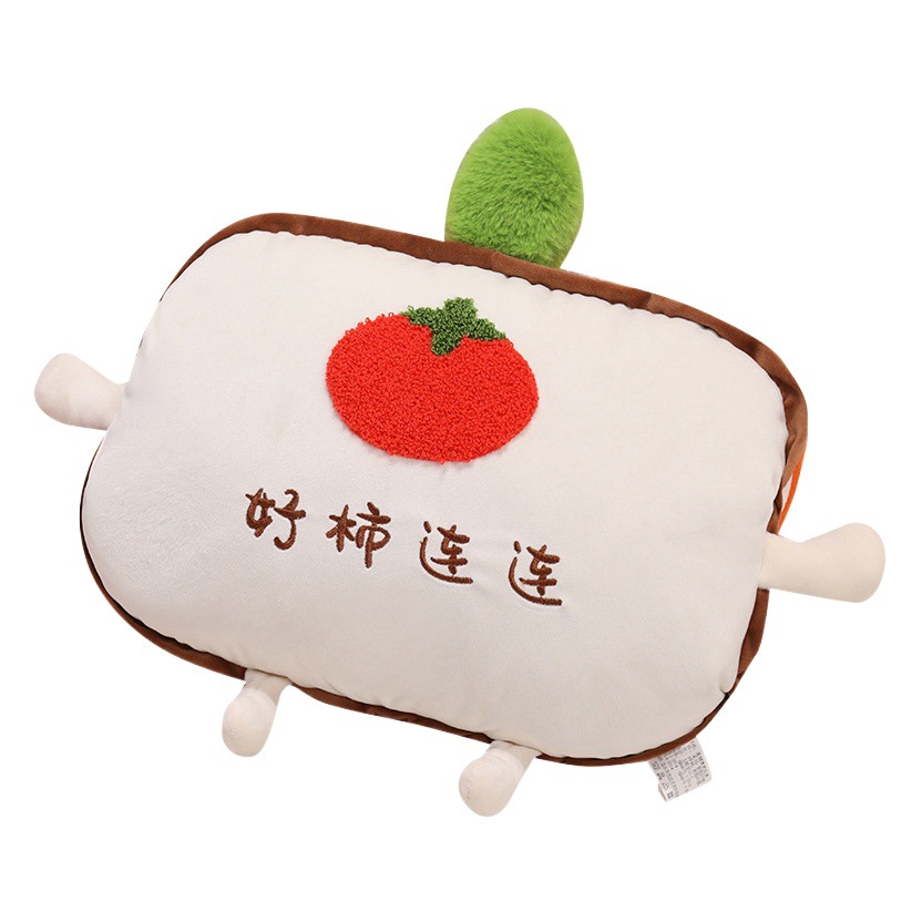 Buen caqui continuo mano más caliente almohada siesta almohada acostado dormir almohada siesta artefacto dormir mano caliente invierno lindo para los estudiantes