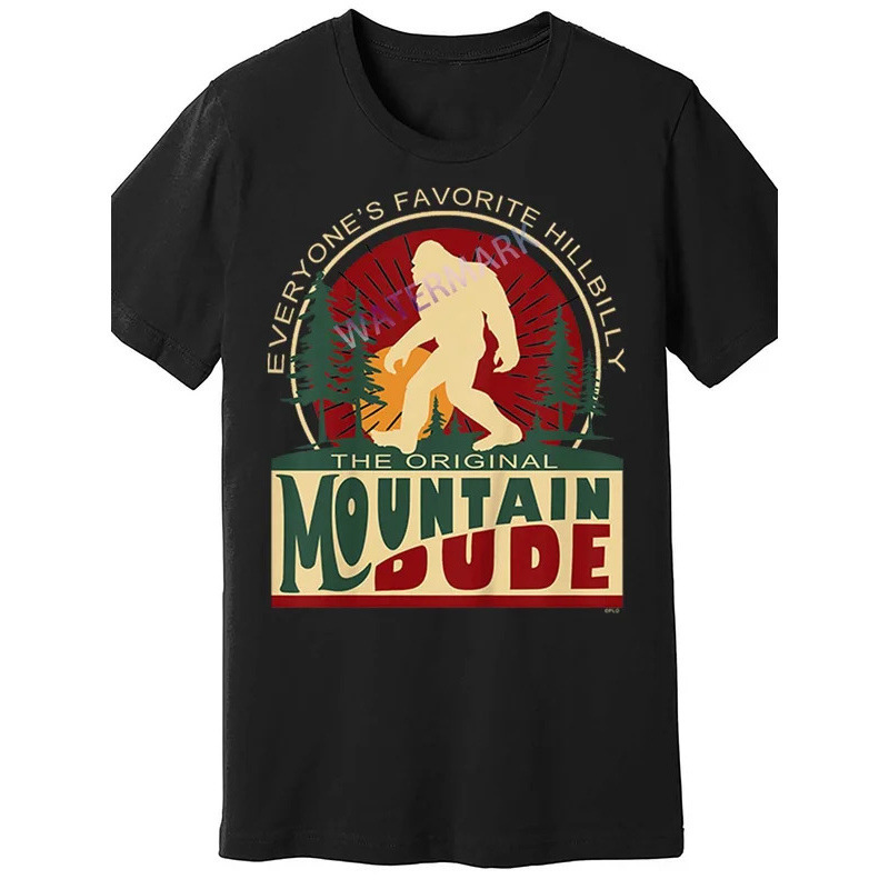 【Cross-Border European Size】Mens Everyone's Favorite Hillbilly Sasquatch Mountain