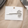 Hair accessory, pack, hairgrip, Korean style, internet celebrity, simple and elegant design, diamond encrusted