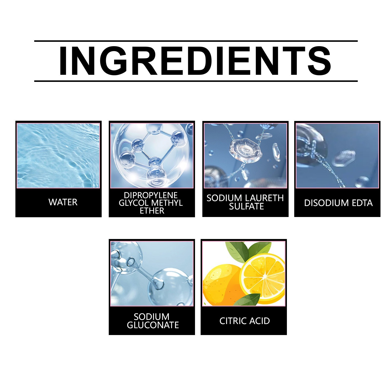 Rayhong Car Windshield Spray, Rearview Mirror Windshield Cleaning Stain Remover, Water Repellent and Anti-Fog Agent