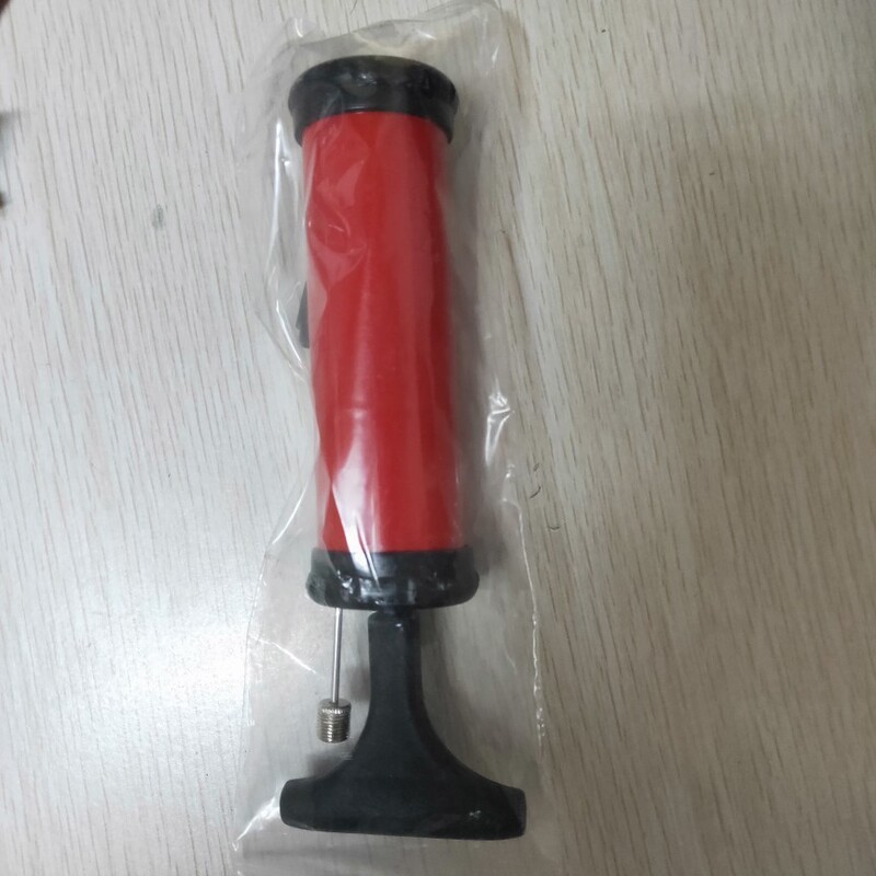 Ball Hand Push Inflatable Cylinder Mixed Color Manual Plastic Inflator Portable Oblique Balloon Manufacturer Inflatable Pump Wholesale