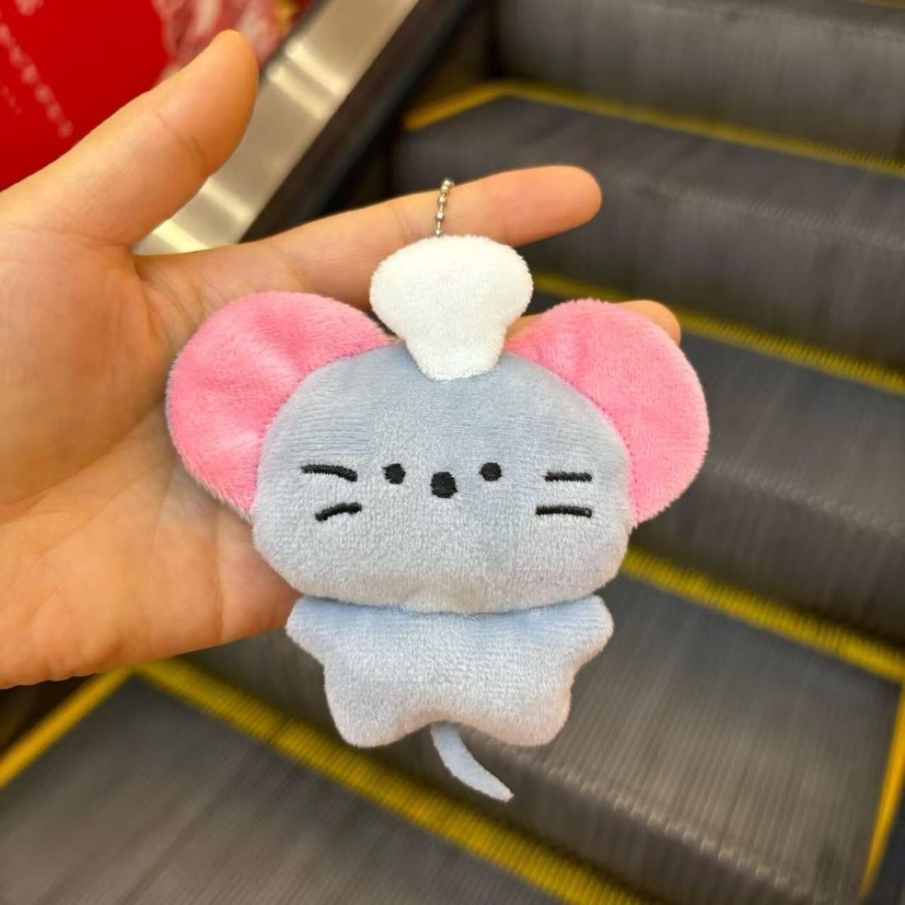 Nuevos colgantes de muñecas de ratón codicioso en lindas muñecas de peluche llavero bolsos accesorios amigos regalos de cumpleaños