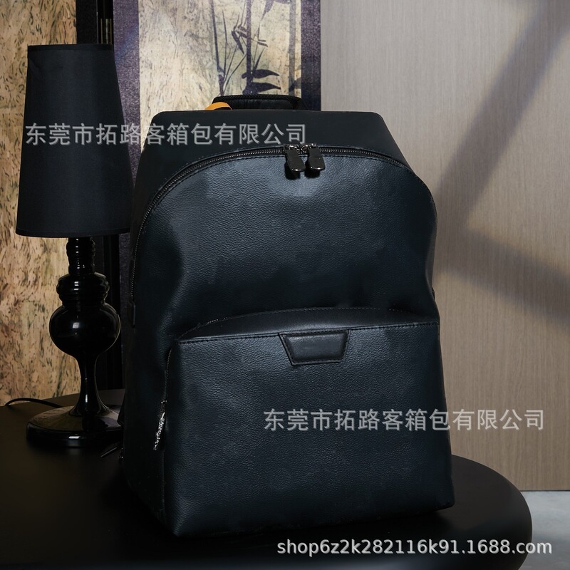 M&Lv Designer Brand Classic Vintage Men's Backpack Versatile Commuter Large Capacity School Bag Travel Bag