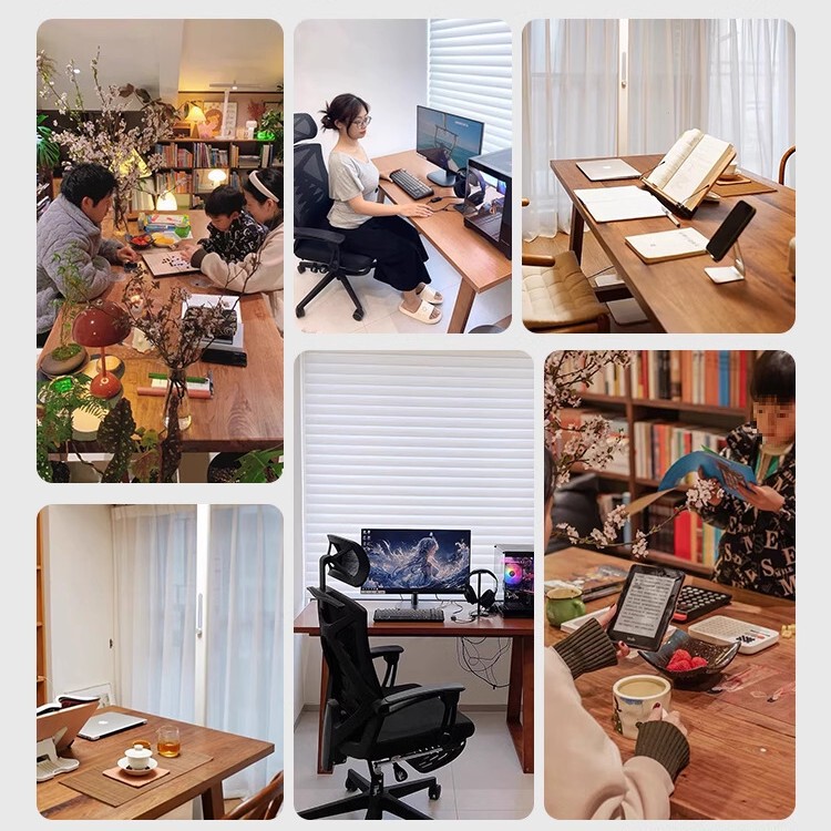 無垢材デスク、家庭用ダブル学習机、シンプルデスク、長テーブル、大型テーブル、作業台、パソコンデスク|undefined