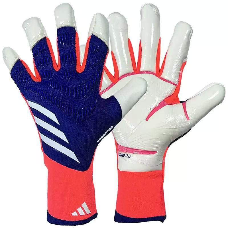 Nuevo guante de portero de costura interna de medio tubo, guante de entrenamiento de portero de fútbol, protector de competición antideslizante, amortiguación y ventilación