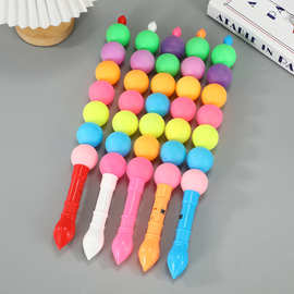 闪光七彩色糖葫芦棒夜市地摊爆款发光玩具演唱会粉丝应援助威棒