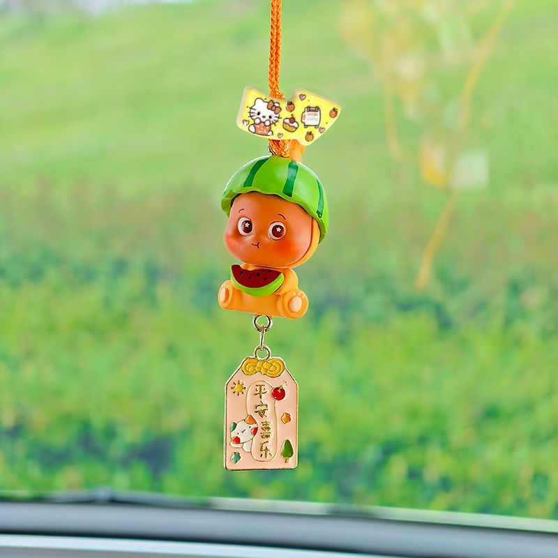 Bubble Mart Star People Car Hanging Ornament for Rearview Mirror, Car Interior Decoration Pendant, Gift for Girls, New Car
